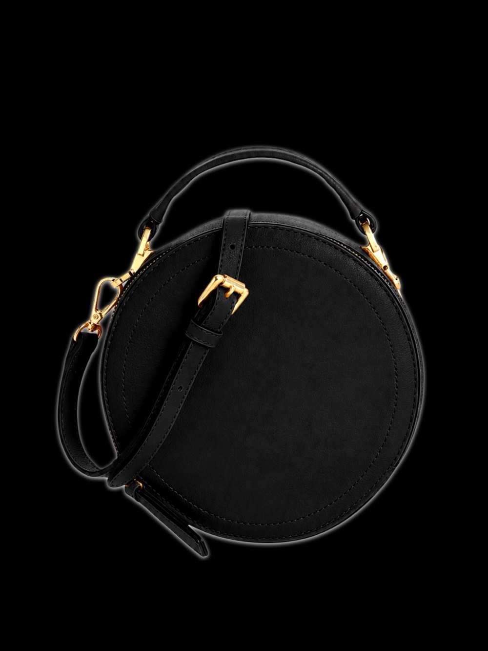 Vince Camuto Round Boho Chic Leather Crossbody Handbag